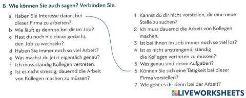 B1 Test zu Lektion 5 - 7