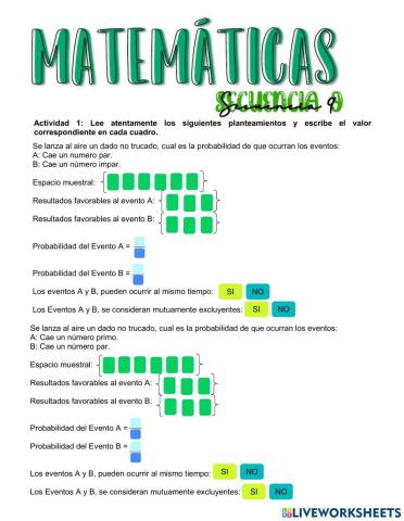 Eventos Mutuamente Excluyentes