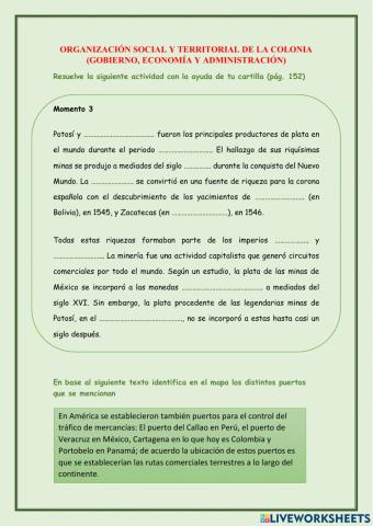 Colonia española en américa I