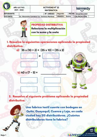 Propiedad distributiva
