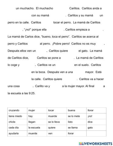 Carlitos walks to school (Dreaming Spanish)