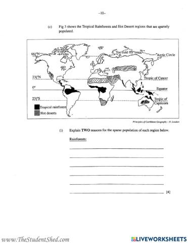 Geography Worksheet