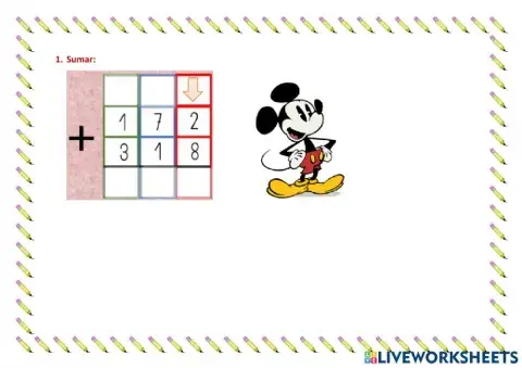 Crear problemas de suma