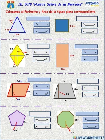 Áreas y perímetros