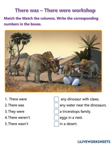 There was - There were workshop