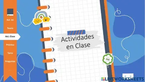 Actividad en clase Computación Séptimo