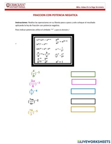 Cescijuc Ley de potencia