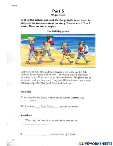 Ves - review lesson - test 1 - part 5