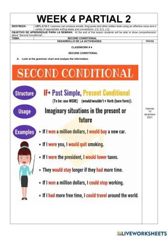 Ejercicios Online-2nd-BGU-Second Conditional