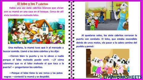 El lobo y los 7 cabritos