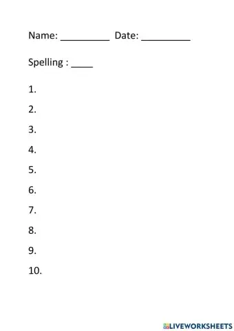 Spelling