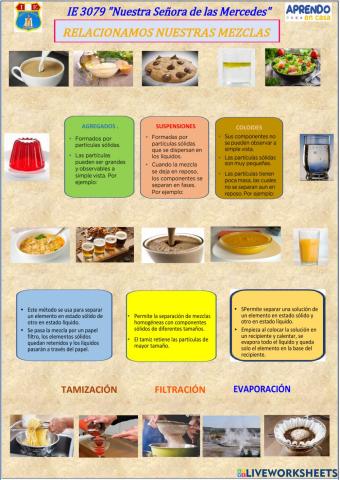 Mezclas Homogéneas y Heterogéneas