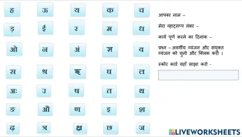 संयुक व्यंजन