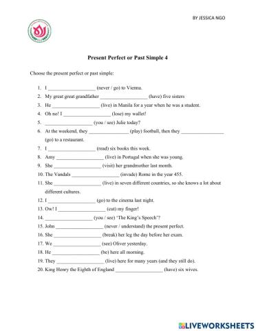 Smple past & presentt perfect