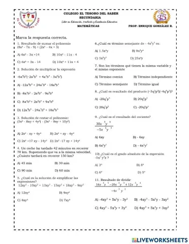 Examen de simulación