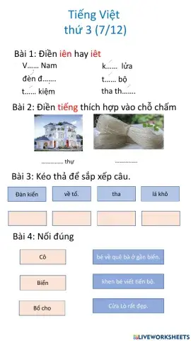 Tiếng Việt thứ 3 (7-12)