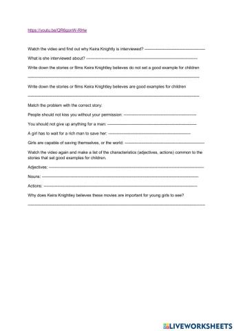 Interview with Keira Knightley