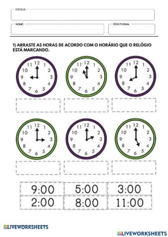 Avaliação de Matemática