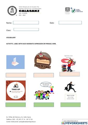 Vocabulary for an informal email