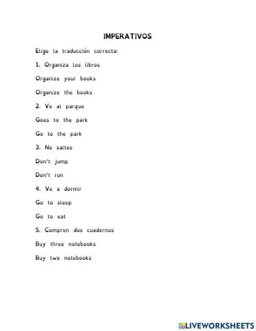 Imperativos