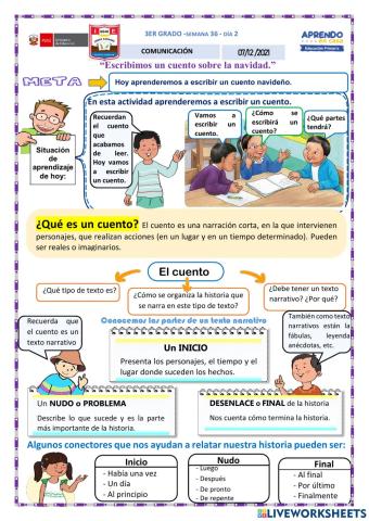 Escribimos cuento de navidad