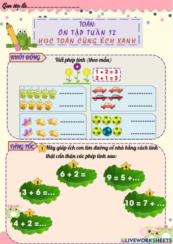 Ôn tập toán tuần 12