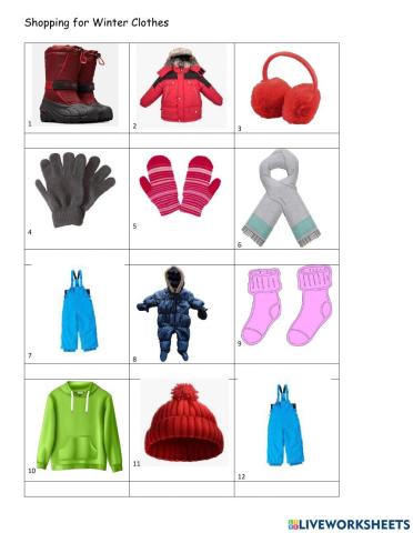 Shopping for Winter Clothes