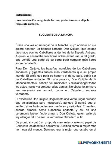 Comprensión lectora