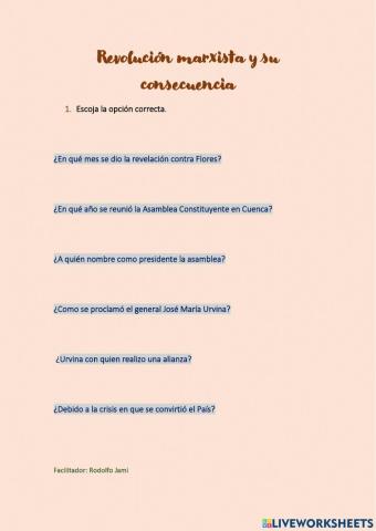 La revolución marcista