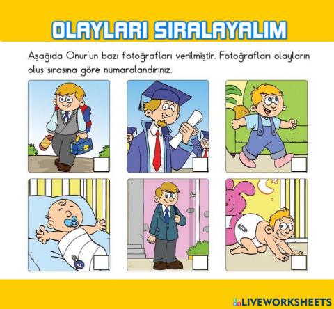 Olayları Sıralayalım