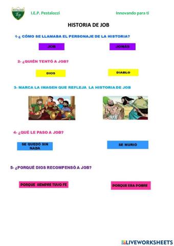 La historia de job