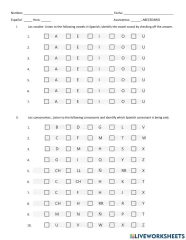 Phonetics Spelling Assessment