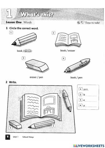 Workbook FNF1 page 8