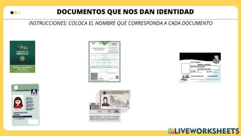 Identificando documentos