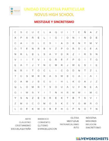 Mestizaje y sincretismo