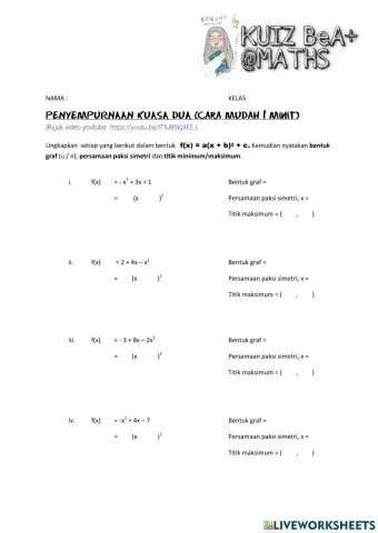 Penyempurnaan kuasa dua