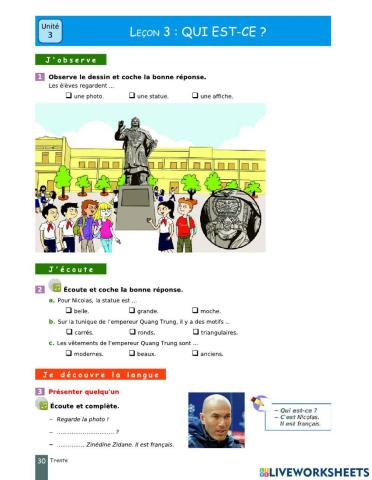 Présenter quelqu'un