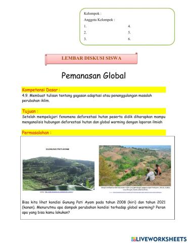 LKPD Pemanasan Global