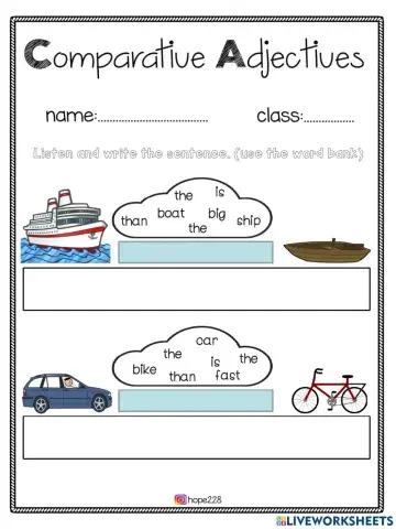 Grade3- Comparative Adjectives