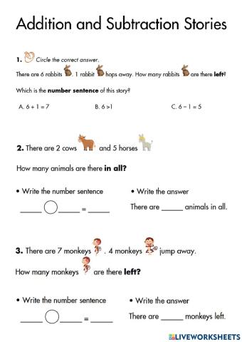 G1 Addition and Subtraction
