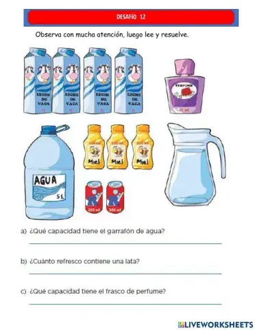 Medidas de capacidad