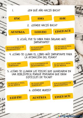 Biografía Bach