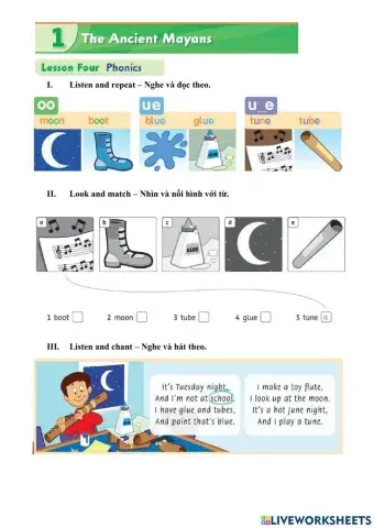 Unit 1: The ancient Mayans- Lesson 4