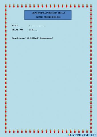 Lkpd bahasa indonesia