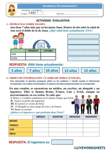 Orden de información