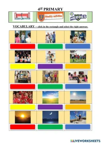 Heroes 4 unit 2 vocabulary review