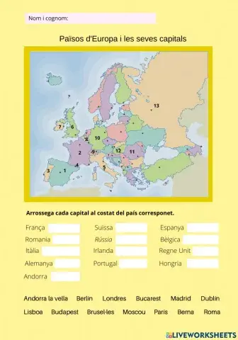 Capitals d'Europa adaptat