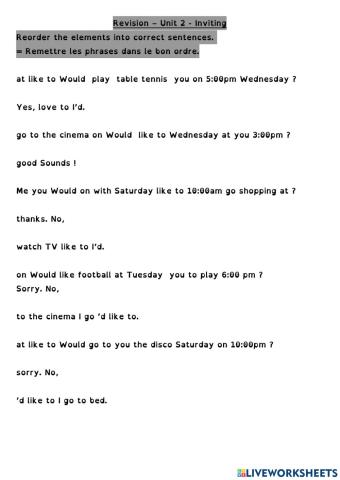 Inviting - Unit 2 - revisions - reorder