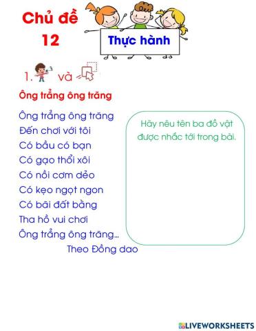 CĐ12  Bài Thực hành