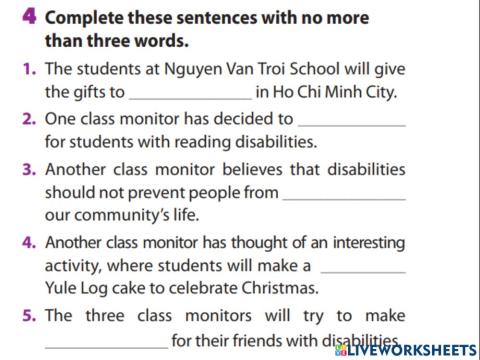 Unit 4: Caring for those in need